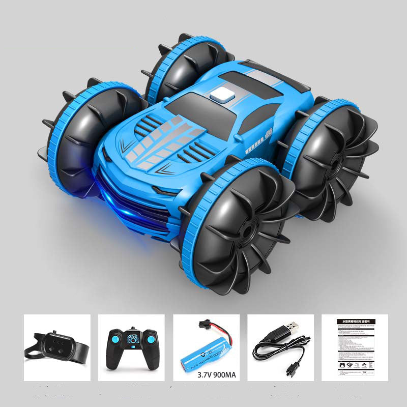 2.4G 4WD Stunt Car Watch Dual Remote Control Children's Toy Car