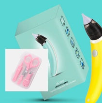 Électrique Bébé Aspirateur Nasal Électrique Nez Cleaner Reniflant Équipement Sécuritaire Hygiénique Nez Snot Cleaner Pour Les Nouveau-nés Garçon Filles