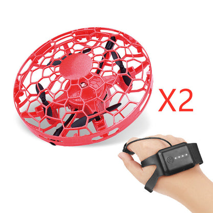 Vol Hélicoptère Mini Drone UFO RC Drone Infraed Induction Aéronefs