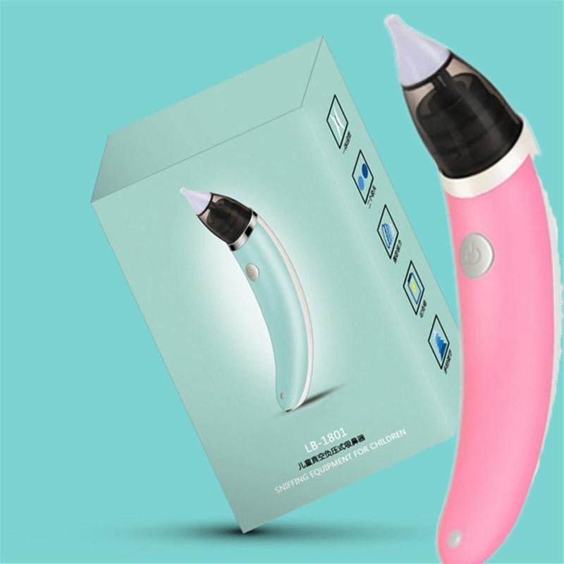 Électrique Bébé Aspirateur Nasal Électrique Nez Cleaner Reniflant Équipement Sécuritaire Hygiénique Nez Snot Cleaner Pour Les Nouveau-nés Garçon Filles