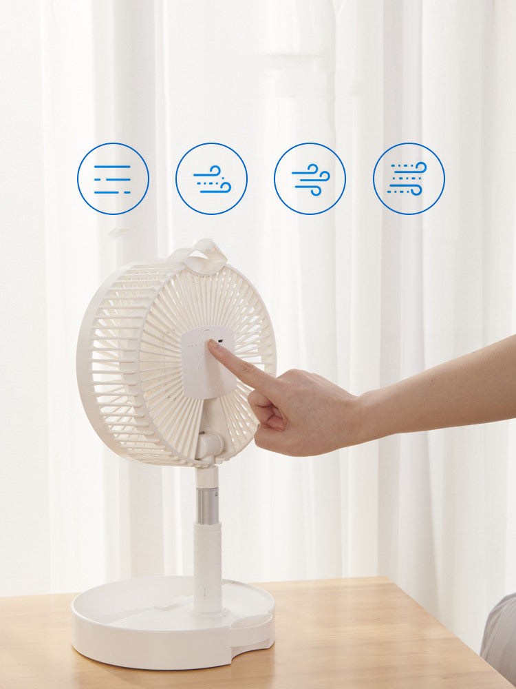 Ménage Pliage Rétractable USB De Charge Petit Ventilateur Électrique