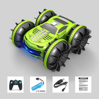 2.4G 4WD Stunt Car Watch Dual Remote Control Children's Toy Car