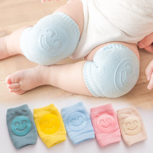 Enfants Antidérapant Ramper Coude Nourrissons En Bas Âge de Bébé Accessoires Sourire Genouillères Protecteur Sécurité Genouillère Jambières Filles Garçons