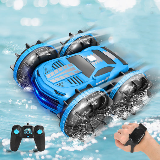 2.4G 4WD Stunt Car Watch Dual Remote Control Children's Toy Car